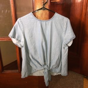 Denim blouse from Francesca’s